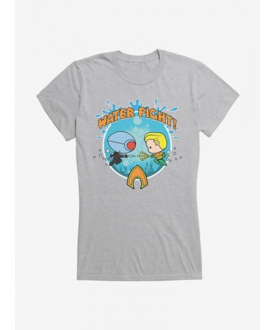 DC Comics Aquaman Chibi Ocean Master Fight Girls T-Shirt $9.76 T-Shirts