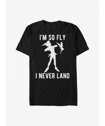 Disney Tinker Bell I'm So Fly I Never Land Extra Soft T-Shirt $9.52 T-Shirts