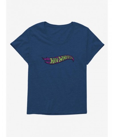 Hot Wheels Spooky Logo Girls T-Shirt Plus Size $11.10 T-Shirts