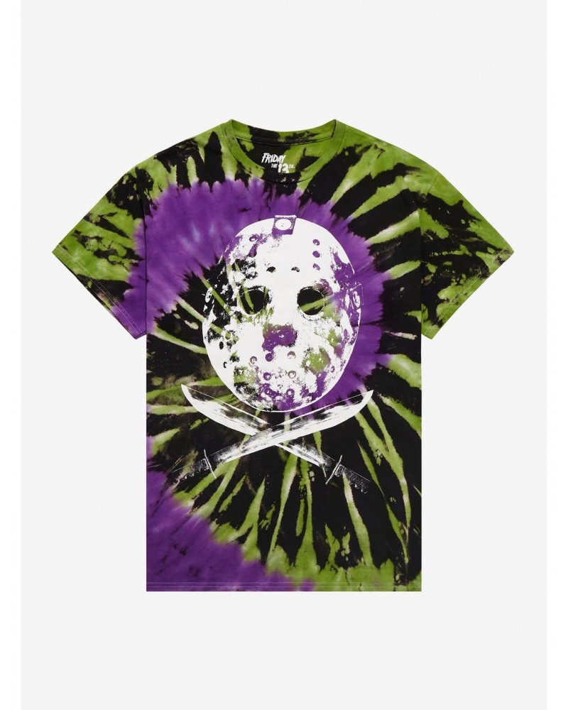 Friday The 13th Tie-Dye Boyfriend Fit Girls T-Shirt $8.88 T-Shirts