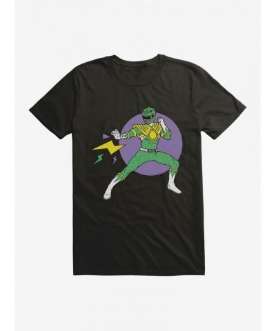 Mighty Morphin Power Rangers Green Ranger Offense Move T-Shirt $8.99 T-Shirts