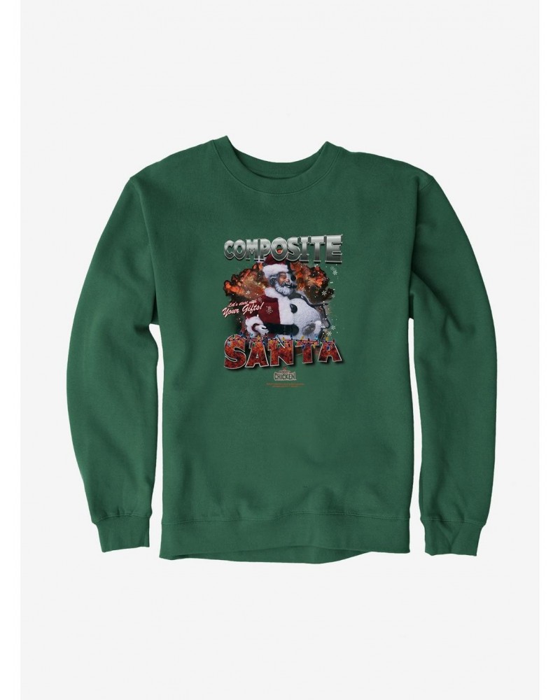 Robot Chicken Composite Santa Sweatshirt $13.87 Sweatshirts