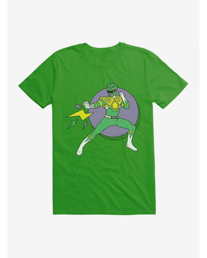 Mighty Morphin Power Rangers Green Ranger Offense Move T-Shirt $8.99 T-Shirts