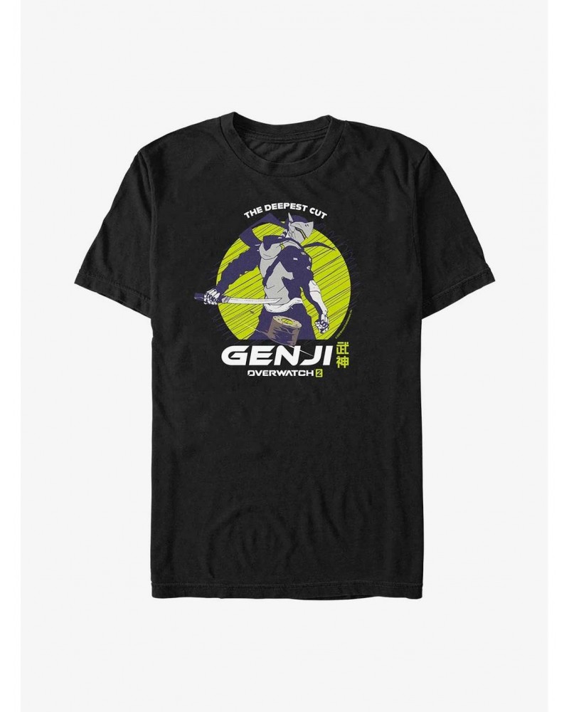 Overwatch 2 Genji The Deepest Cut T-Shirt $5.52 T-Shirts