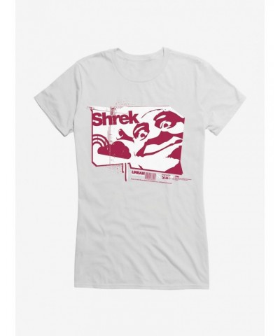 Shrek Rainbow Cloud Outline Girls T-Shirt $7.57 T-Shirts