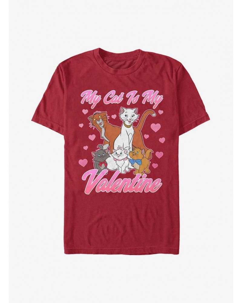 Disney The Aristocats My Cat Is My Valentine T-Shirt $11.95 T-Shirts