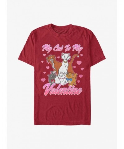 Disney The Aristocats My Cat Is My Valentine T-Shirt $11.95 T-Shirts