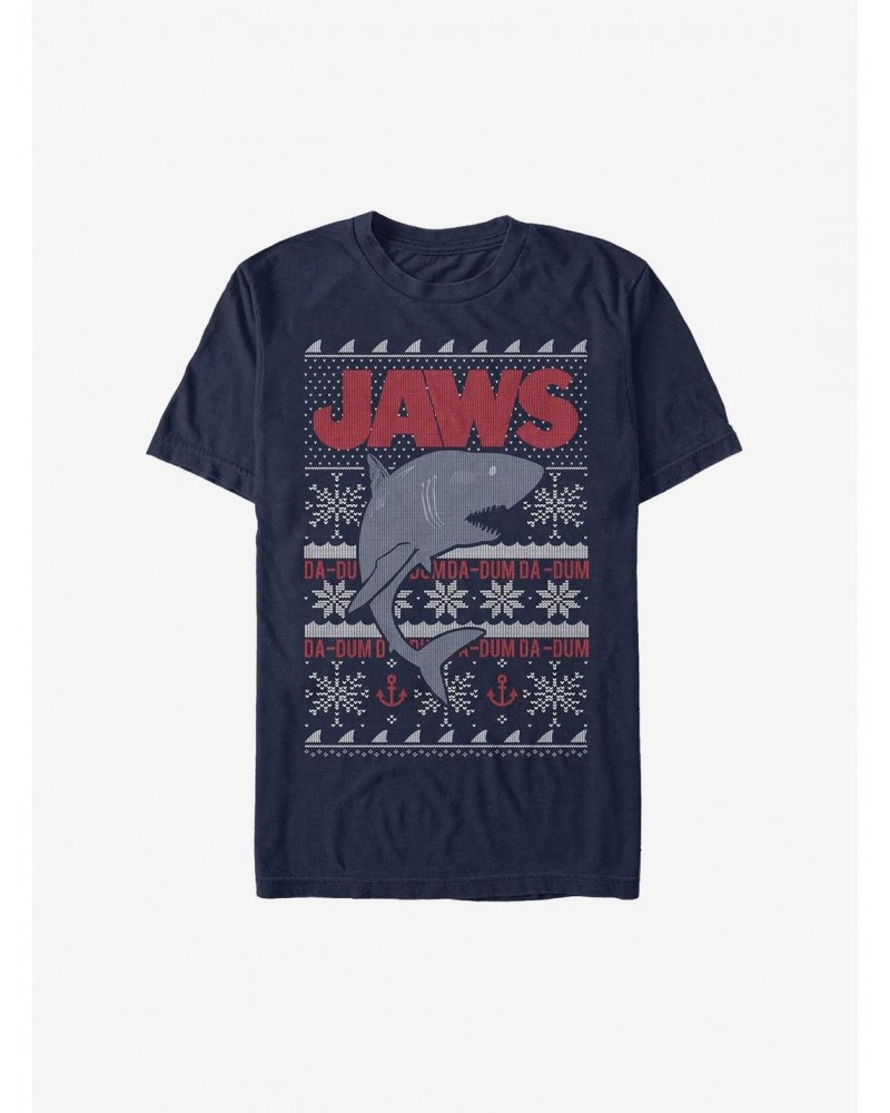 Jaws Christmas Pattern Sweater T-Shirt $7.46 T-Shirts