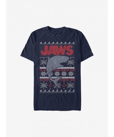 Jaws Christmas Pattern Sweater T-Shirt $7.46 T-Shirts
