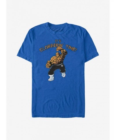 Marvel Fantastic Four Time To Clobber T-Shirt $9.37 T-Shirts