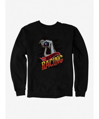 Hot Wheels Spooky Racing Hand Sweatshirt $14.17 Sweatshirts