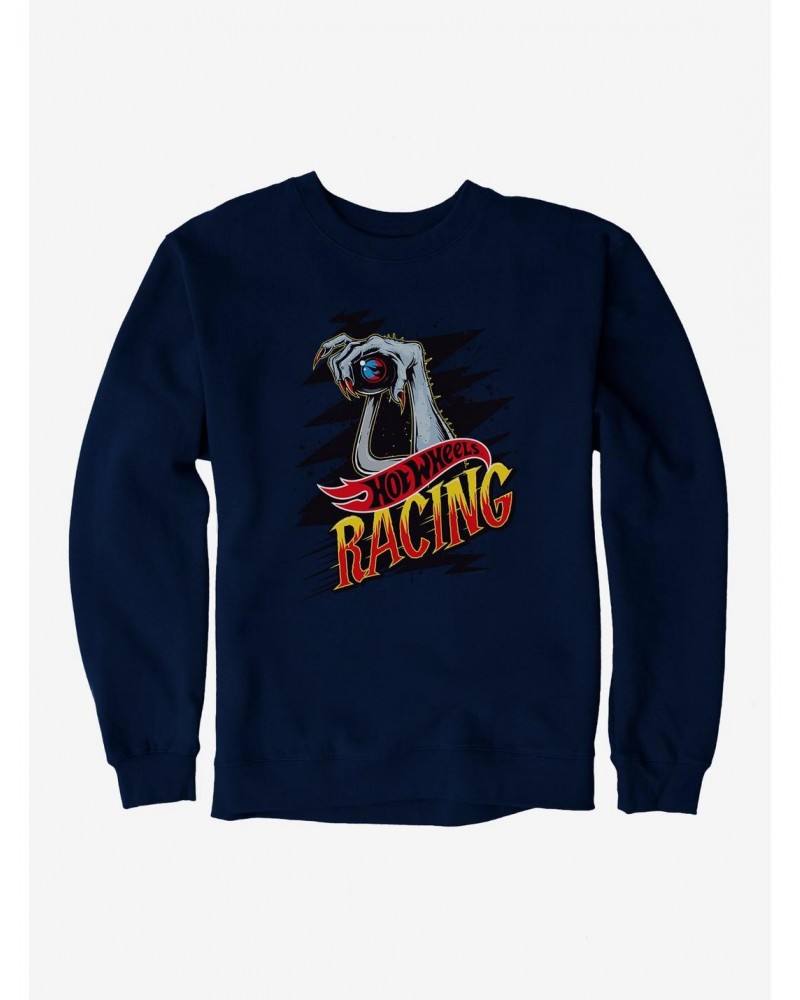 Hot Wheels Spooky Racing Hand Sweatshirt $14.17 Sweatshirts