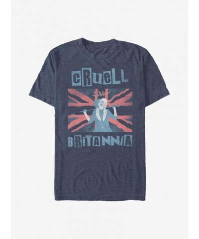 Disney Cruella Cruell Britannia T-Shirt $10.52 T-Shirts