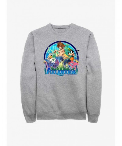 Disney Kingdom Hearts Atlantica World Crew Sweatshirt $11.22 Sweatshirts