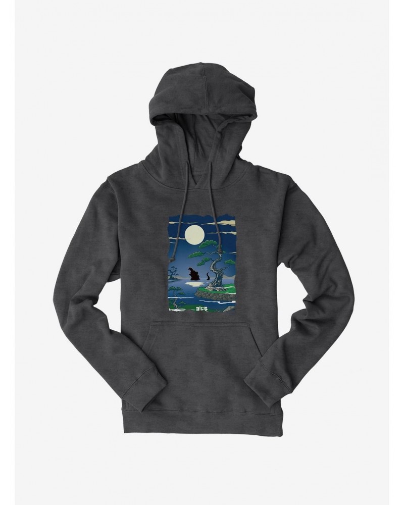 Godzilla Full Moon Hoodie $11.85 Hoodies