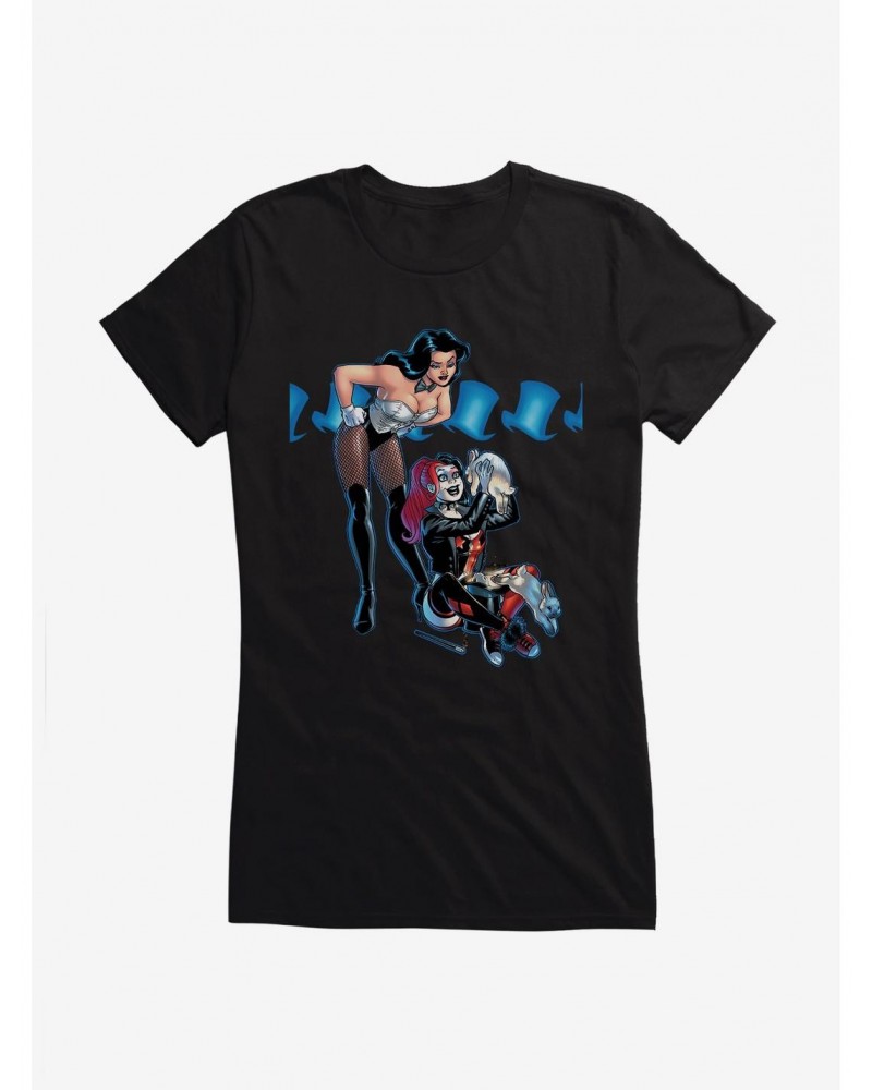 DC Comics Batman Harley Quinn Magic Trick Girls T-Shirt $7.17 T-Shirts