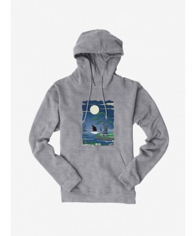 Godzilla Full Moon Hoodie $11.85 Hoodies