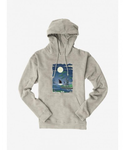 Godzilla Full Moon Hoodie $11.85 Hoodies