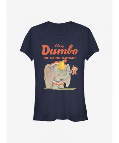 Disney Dumbo Dumbo Classic Art Girls T-Shirt $12.20 T-Shirts