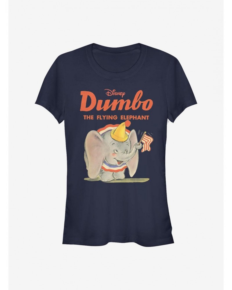 Disney Dumbo Dumbo Classic Art Girls T-Shirt $12.20 T-Shirts