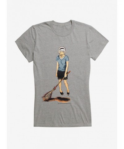 Chilling Adventures of Sabrina Broom Girls T-Shirt $10.96 T-Shirts