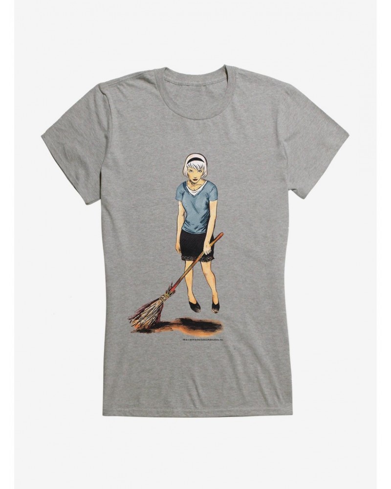 Chilling Adventures of Sabrina Broom Girls T-Shirt $10.96 T-Shirts