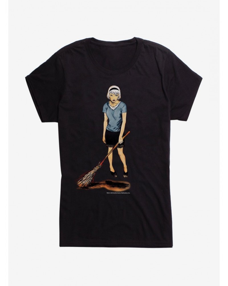 Chilling Adventures of Sabrina Broom Girls T-Shirt $10.96 T-Shirts