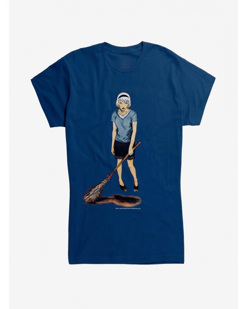 Chilling Adventures of Sabrina Broom Girls T-Shirt $10.96 T-Shirts