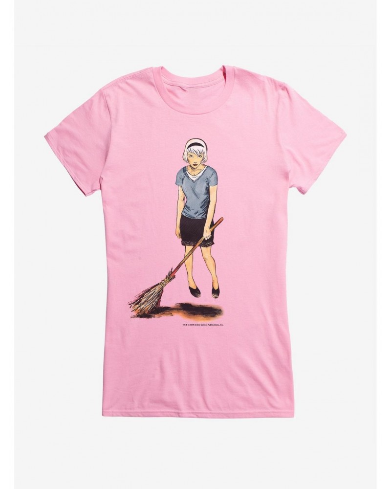 Chilling Adventures of Sabrina Broom Girls T-Shirt $10.96 T-Shirts