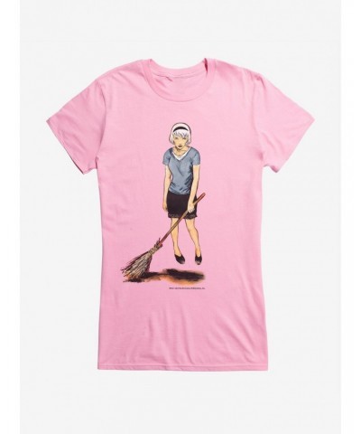 Chilling Adventures of Sabrina Broom Girls T-Shirt $10.96 T-Shirts