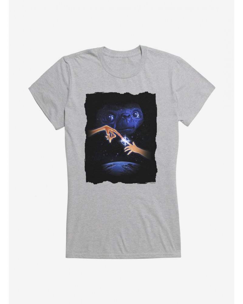 E.T. 40th Anniversary Illuminating Finger Touch Girls T-Shirt $8.72 T-Shirts