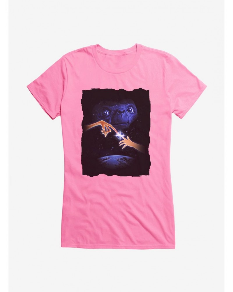 E.T. 40th Anniversary Illuminating Finger Touch Girls T-Shirt $8.72 T-Shirts