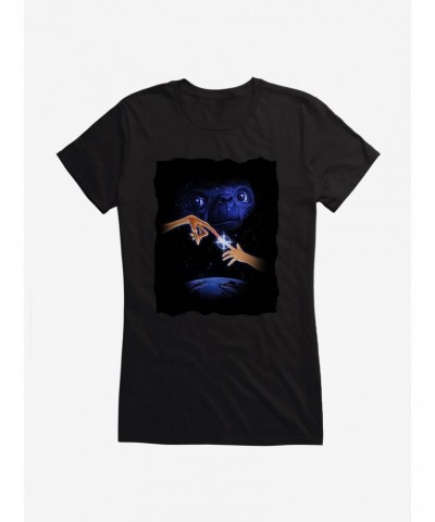 E.T. 40th Anniversary Illuminating Finger Touch Girls T-Shirt $8.72 T-Shirts