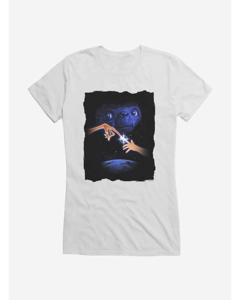 E.T. 40th Anniversary Illuminating Finger Touch Girls T-Shirt $8.72 T-Shirts