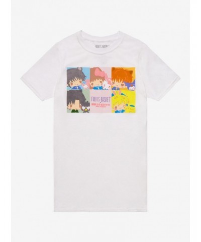 Fruits Basket X Hello Kitty And Friends Chibi Group Girls T-Shirt $7.65 T-Shirts