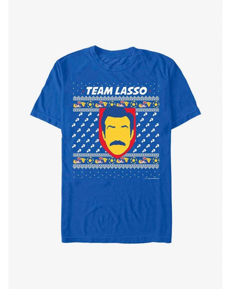 Ted Lasso Team Lasso Ugly Sweater T-Shirt $5.12 T-Shirts