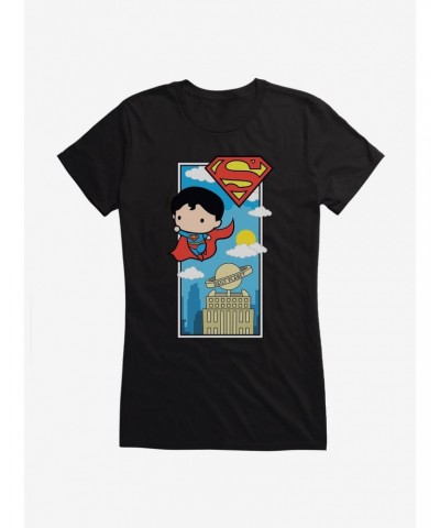 DC Comics Superman Chibi Daily Planet Girls T-Shirt $7.57 T-Shirts