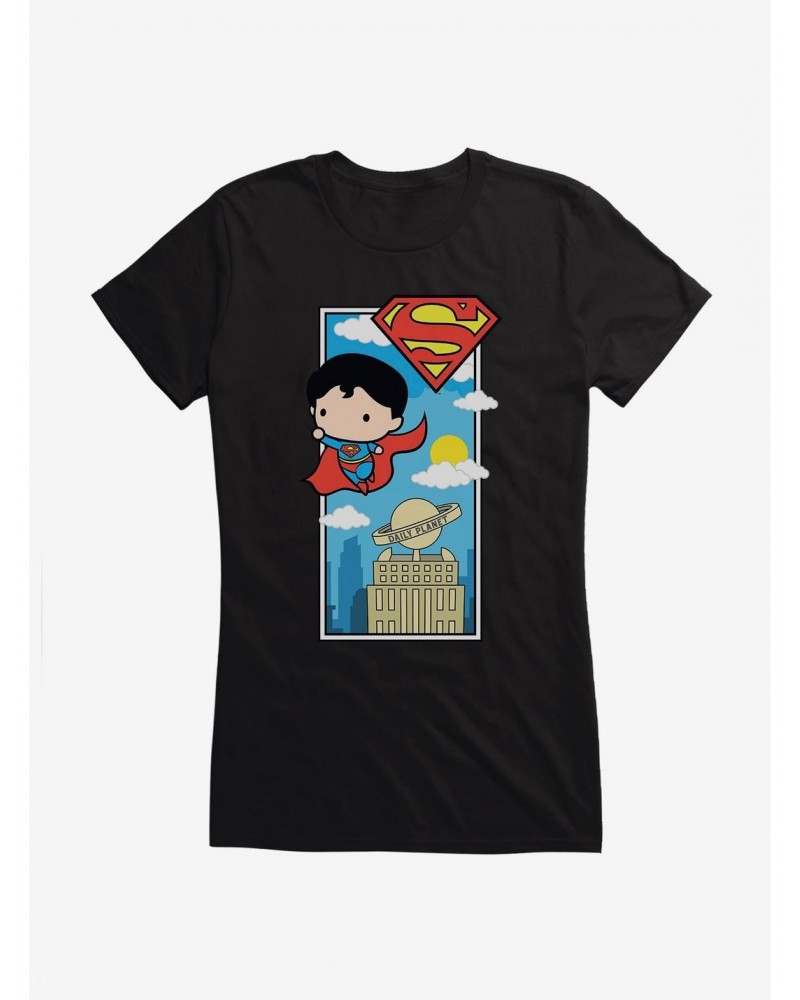 DC Comics Superman Chibi Daily Planet Girls T-Shirt $7.57 T-Shirts