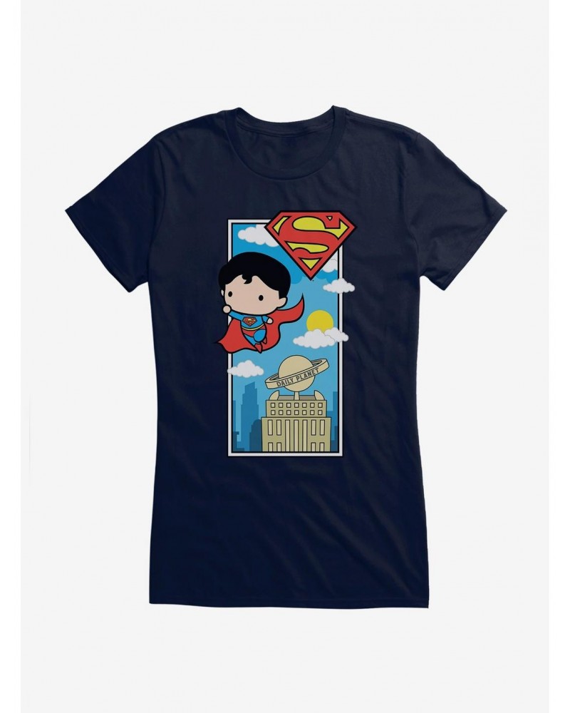 DC Comics Superman Chibi Daily Planet Girls T-Shirt $7.57 T-Shirts