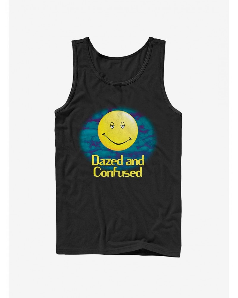 Dazed and Confused Cloudy Big Smile Logo Tank Top $10.96 Tops