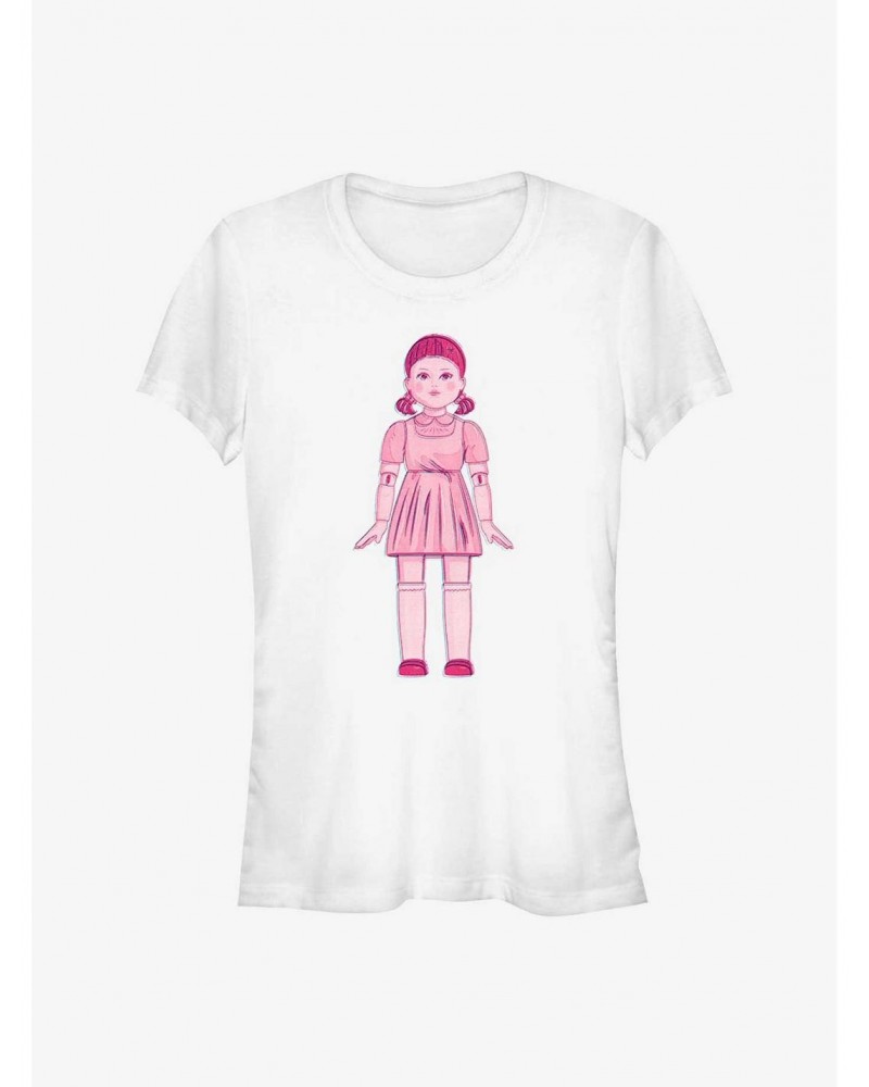 Squid Game Young-Hee The Doll Girls T-Shirt $6.47 T-Shirts
