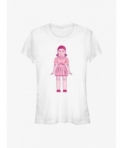 Squid Game Young-Hee The Doll Girls T-Shirt $6.47 T-Shirts