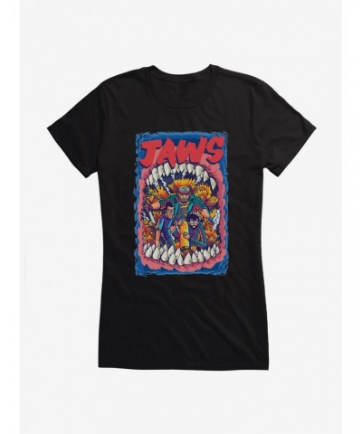 Jaws Comic Art Poster Girls T-Shirt $6.18 T-Shirts