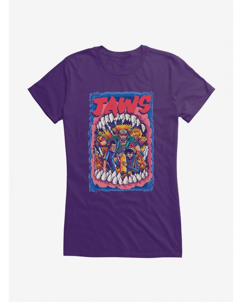 Jaws Comic Art Poster Girls T-Shirt $6.18 T-Shirts