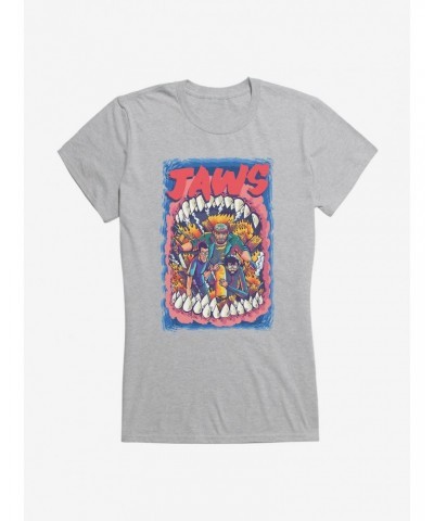 Jaws Comic Art Poster Girls T-Shirt $6.18 T-Shirts