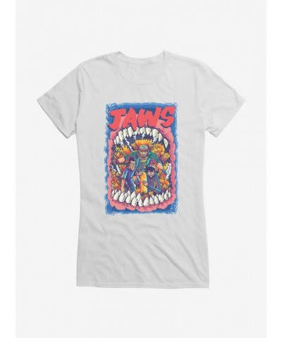 Jaws Comic Art Poster Girls T-Shirt $6.18 T-Shirts