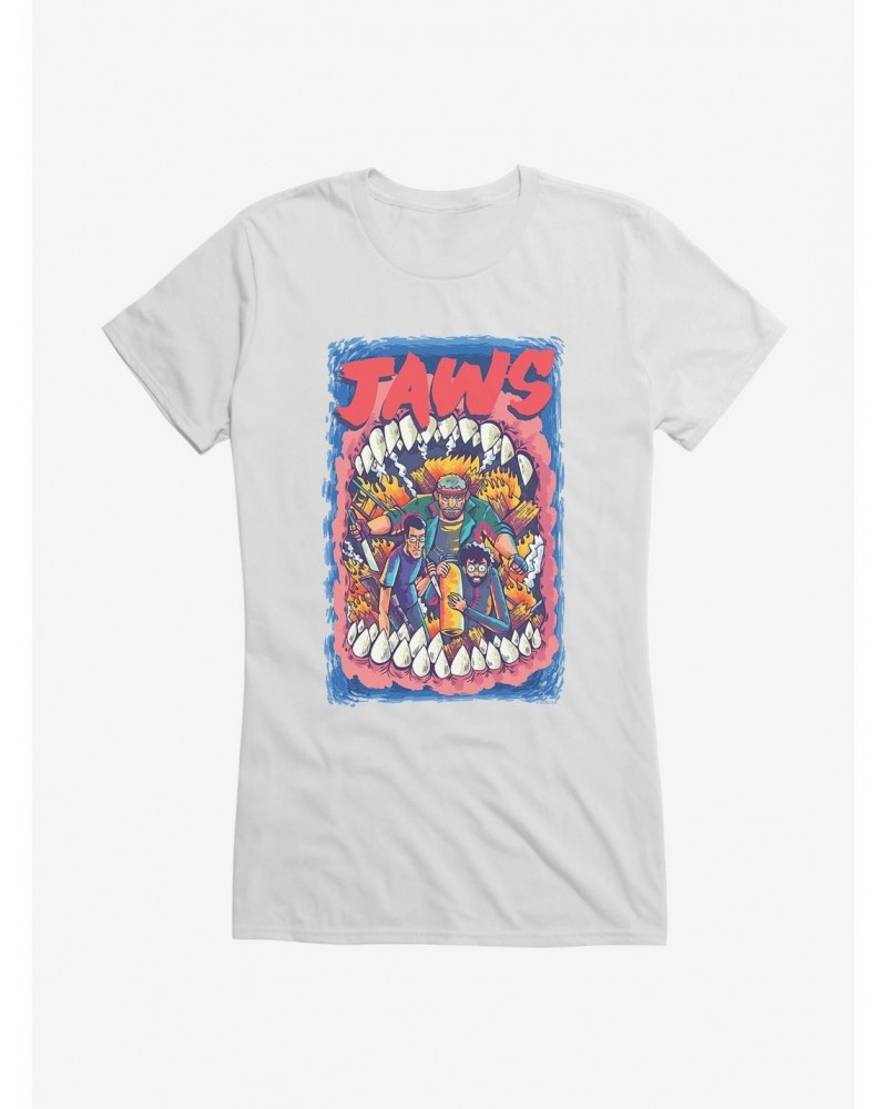 Jaws Comic Art Poster Girls T-Shirt $6.18 T-Shirts