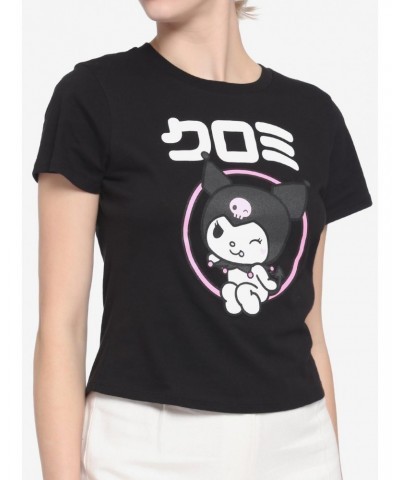 Kuromi Logo Girls Baby T-Shirt $9.25 T-Shirts