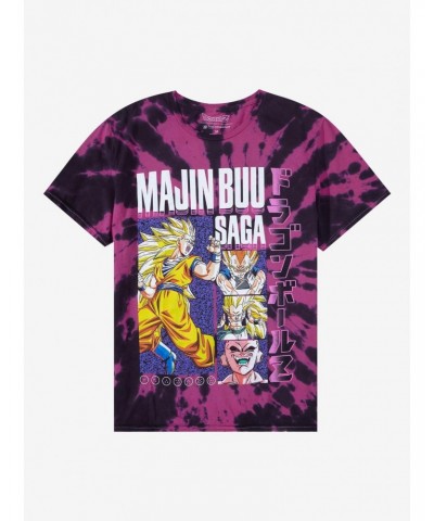 Dragon Ball Z Buu Saga Tie-Dye T-Shirt $14.45 T-Shirts