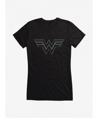 DC Comics Wonder Woman 1984 Linear Logo Girls T-Shirt $9.56 T-Shirts
